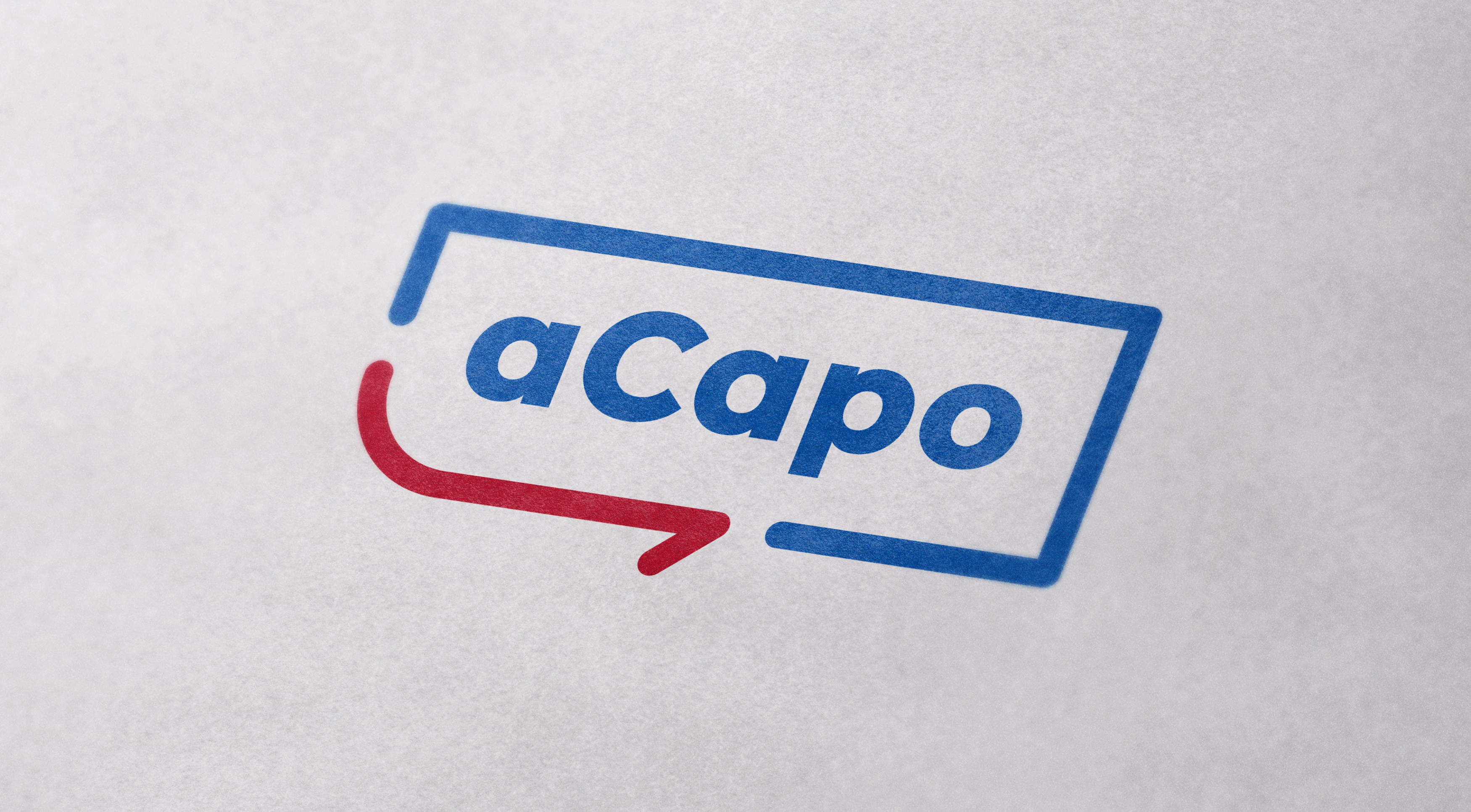 Foto del nuovo logo della cooperativa aCapo